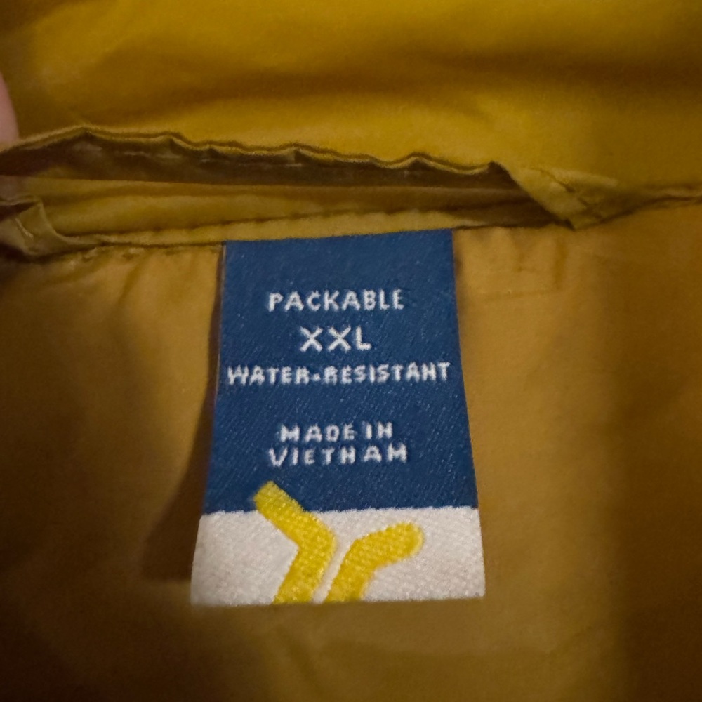 Mustard Yellow Quilted Packable Puffer Jacket - Picture 7 of 7